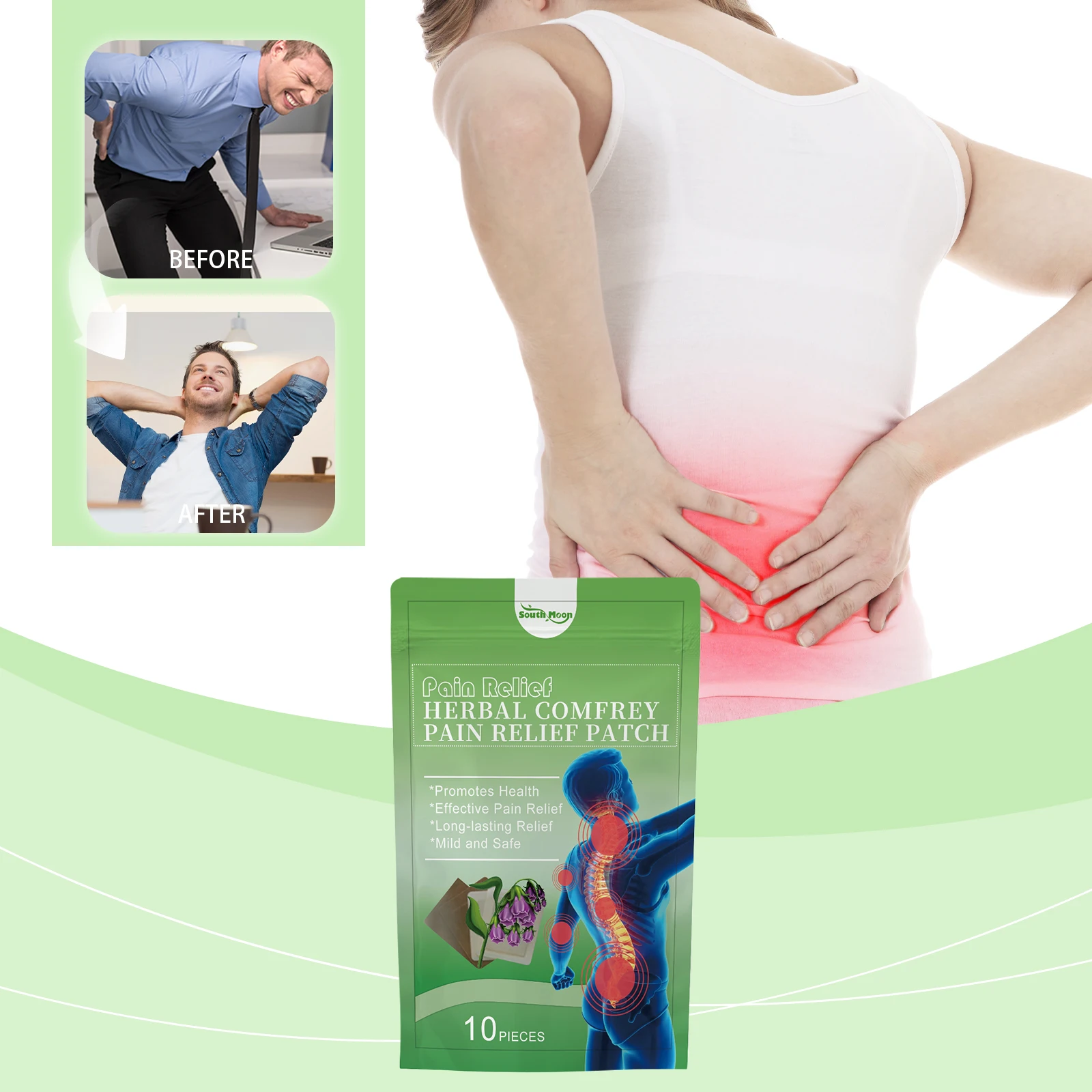 Herbal Muscles Patches Soothing Soreness Reduce Knee Joints Swelling Relaxing Stimulate Blood Circulation Pain Massage Stickers
Herbal Muscles Patches Soothing Soreness Reduce Knee Joints Swelling Relaxing Stimulate Blood Circulation Pain Massage Stickers