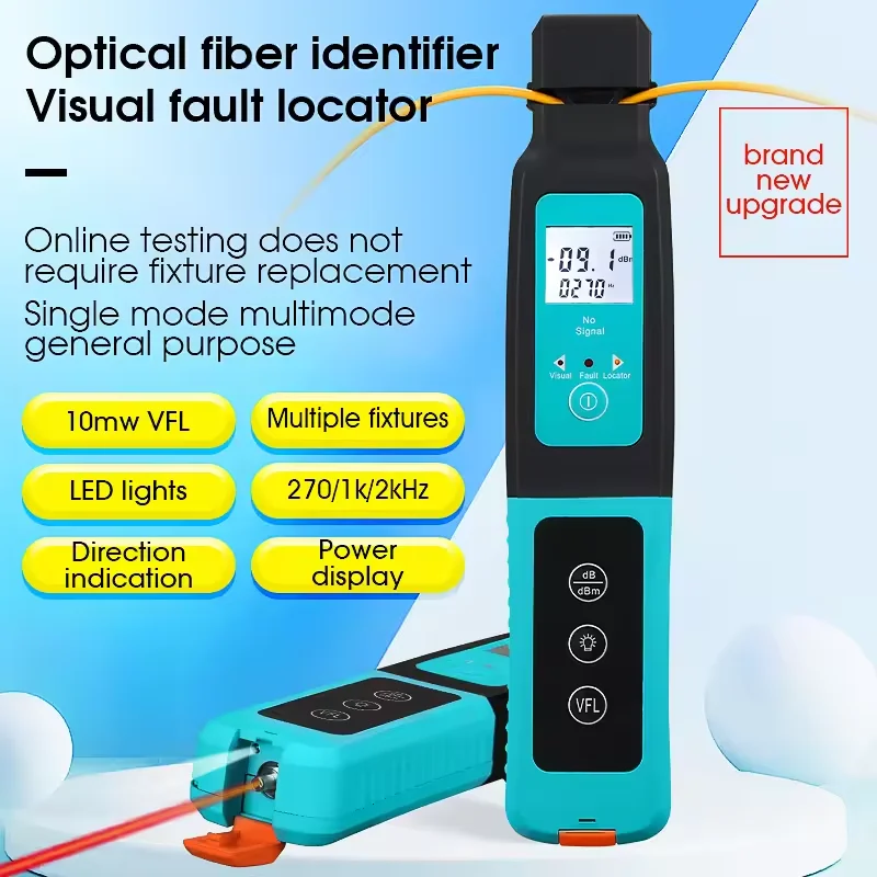 Optical Fiber Identifier AUA-40A AUA-40 Equals 800~1700nm Detect Wavelength Signal Direction Indication VFL 5-8km LED Light
Optical Fiber Identifier AUA-40A AUA-40 Equals 800~1700nm Detect Wavelength Signal Direction Indication VFL 5-8km LED Light