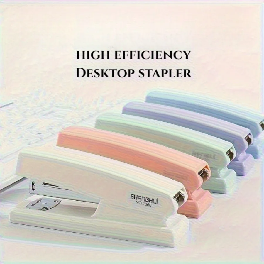 2 Piece White/pink Stapler with Anti Slip Design and Labor-saving Function, Suitable for Office Staff and School Students
2 Piece White/pink Stapler with Anti Slip Design and Labor-saving Function, Suitable for Office Staff and School Students