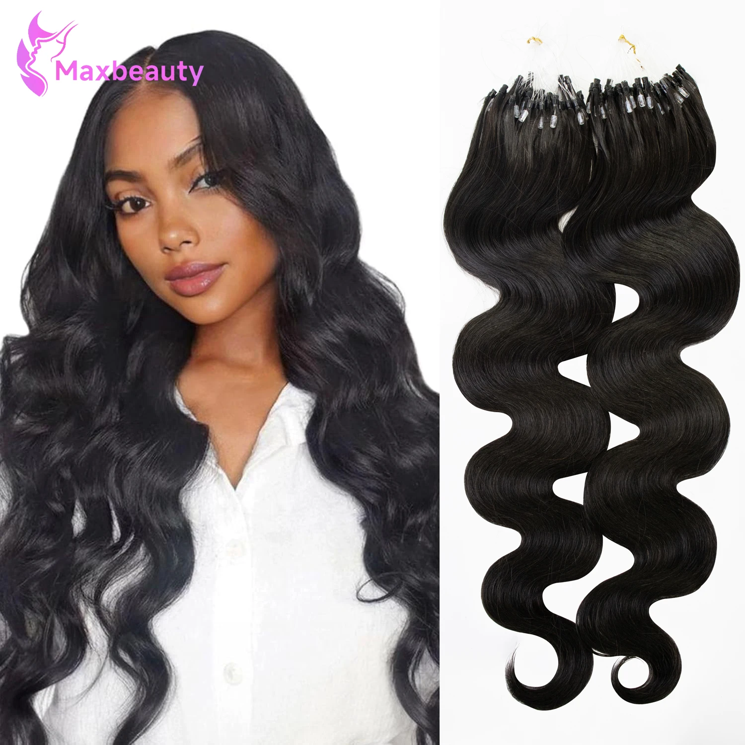 Micro Link Hair Extensions Human Hair Body Wave Micro Loop Hair Extension 50G/50S Micro Link Tip Hair Extensions Real Human Hair
Micro Link Hair Extensions Human Hair Body Wave Micro Loop Hair Extension 50G/50S Micro Link Tip Hair Extensions Real Human Hair