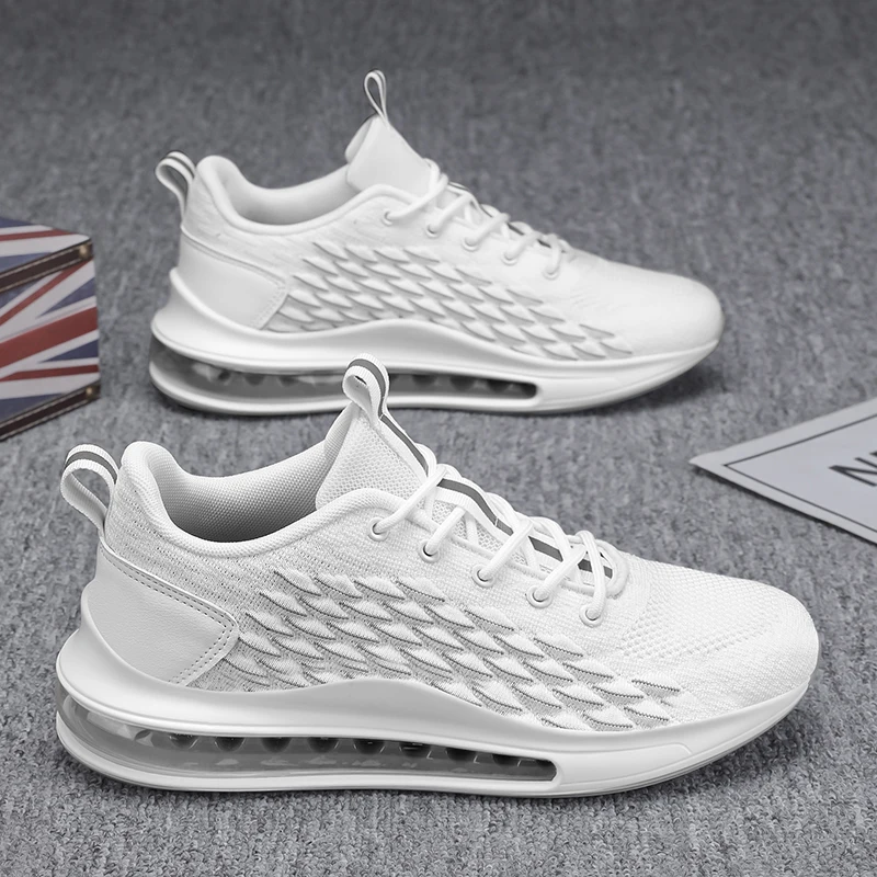Men's Air Cushion Sneakers Breathable Mesh Sports Shoes Lightweight Shockproof Athletic Shoes for Running Walking Gym Casual
Men's Air Cushion Sneakers Breathable Mesh Sports Shoes Lightweight Shockproof Athletic Shoes for Running Walking Gym Casual