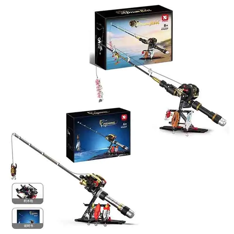 Home Decoration Waterdrop Wheel Fishing Rod Building Blocks Set Mechanical Transmission Simulation Fishing Reel Toy Adult Gift
Home Decoration Waterdrop Wheel Fishing Rod Building Blocks Set Mechanical Transmission Simulation Fishing Reel Toy Adult Gift
