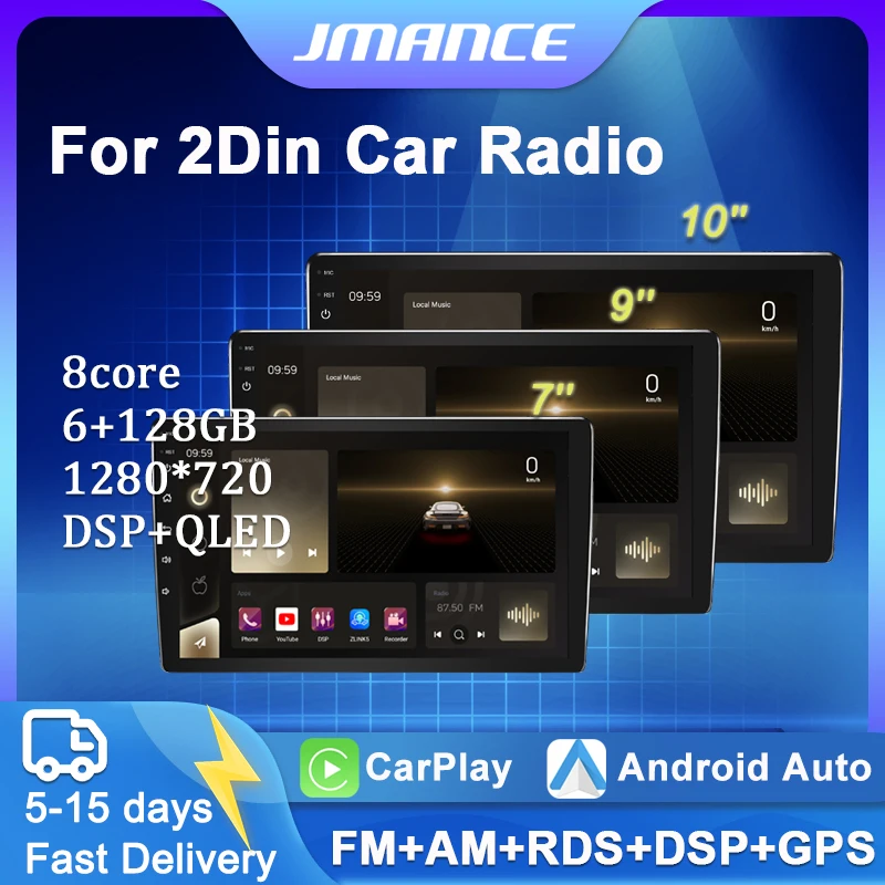 JMANCE 2 Din Android 7 9 10 13 Inch Car Multimedia Video Player 2DIN Stereo Radio GPS For Tesla Style Nissan Hyundai Kia Toyota
JMANCE 2 Din Android 7 9 10 13 Inch Car Multimedia Video Player 2DIN Stereo Radio GPS For Tesla Style Nissan Hyundai Kia Toyota