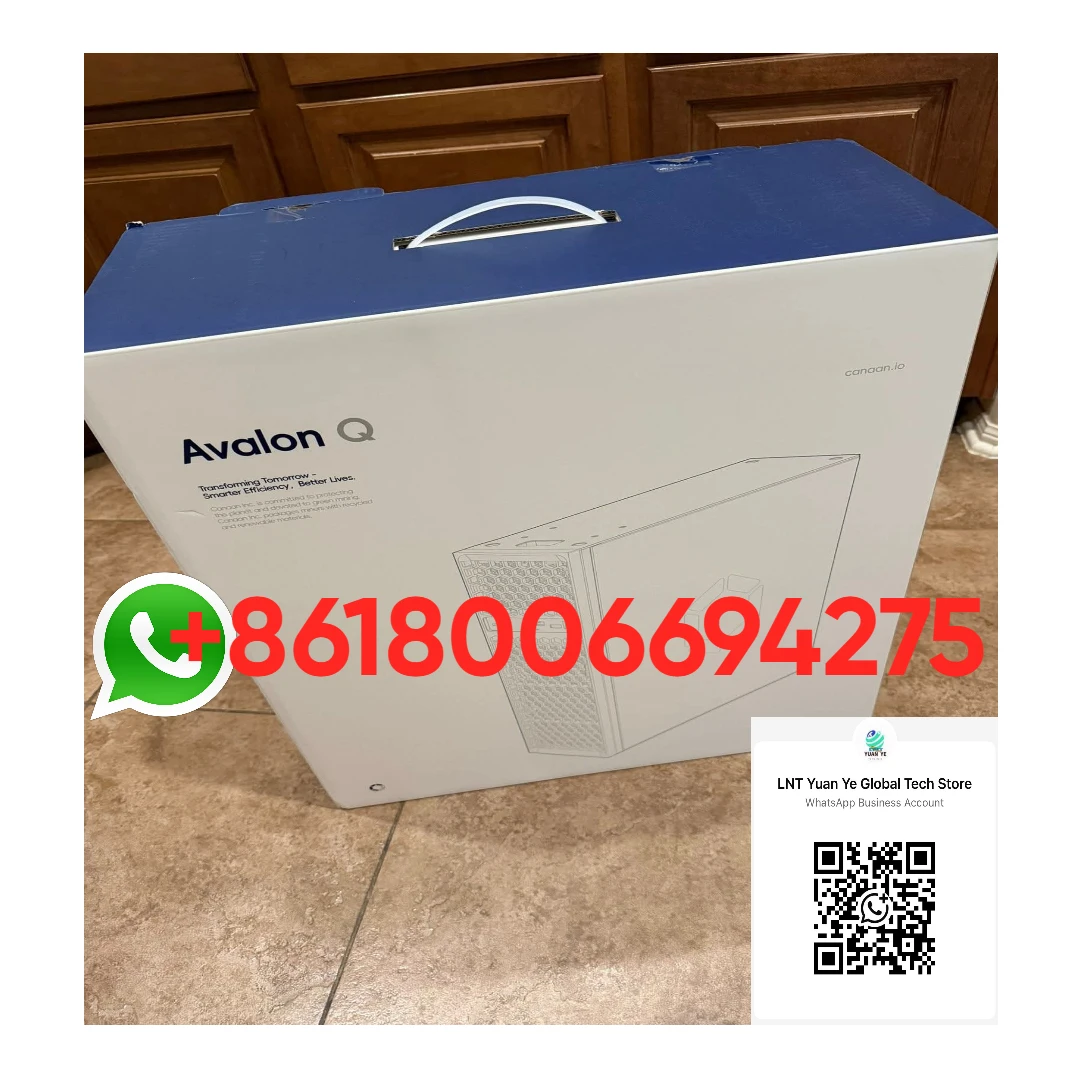 B. BEST Canaan Avalon Q 90TH/s 1674W 18.6J/TH Bitcoin Miner SHA-256 Quiet Air Cooled Home ASIC with PSU
B. BEST Canaan Avalon Q 90TH/s 1674W 18.6J/TH Bitcoin Miner SHA-256 Quiet Air Cooled Home ASIC with PSU
