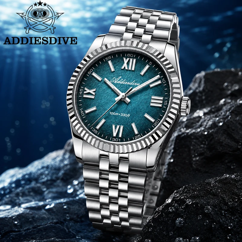 ADDIESDIVE New Woman's Watch Sapphire Crystal Luxury Ladies Watches Super Luminous Stainless Steel 100m Waterproof Wristwatch
ADDIESDIVE New Woman's Watch Sapphire Crystal Luxury Ladies Watches Super Luminous Stainless Steel 100m Waterproof Wristwatch