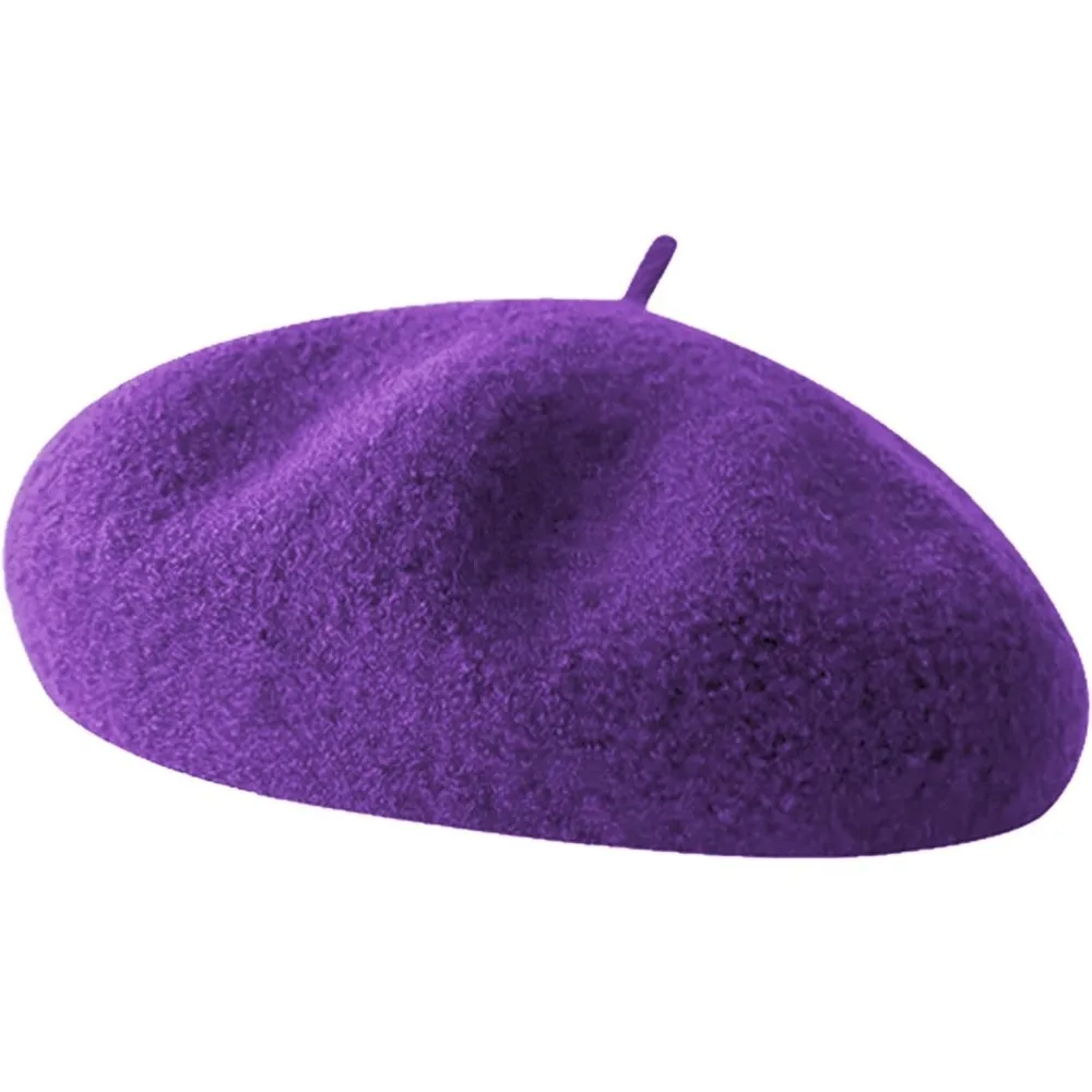 Wool Berets for Women - Classic French Beret Hats for Women and Kids, Solid Color Artist Style
Wool Berets for Women - Classic French Beret Hats for Women and Kids, Solid Color Artist Style