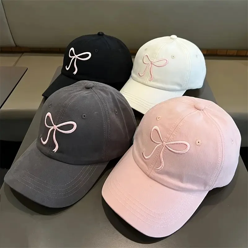 Sweet Cute Pink Bow Embroidery Adjustable Foldable Snapback Baseball Cap - All Seasons Polyester Hat for Women Gifts
Sweet Cute Pink Bow Embroidery Adjustable Foldable Snapback Baseball Cap - All Seasons Polyester Hat for Women Gifts