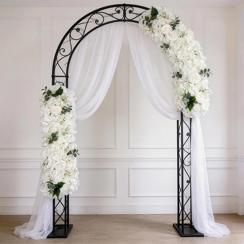 39.37in White Hydrangea Artificial Flower Row with Eucalyptus for Wedding Arch Backdrop & Table Centerpiece Decor
39.37in White Hydrangea Artificial Flower Row with Eucalyptus for Wedding Arch Backdrop & Table Centerpiece Decor