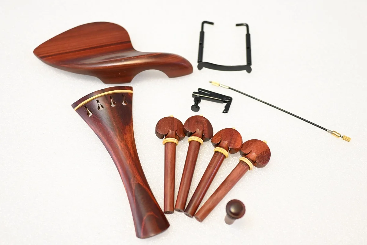 1 Set High Quality Rosewood 4 4 Full Size Volin Tailpiece Chinrest Pegs Violin Accessories
1 Set High Quality Rosewood 4 4 Full Size Volin Tailpiece Chinrest Pegs Violin Accessories