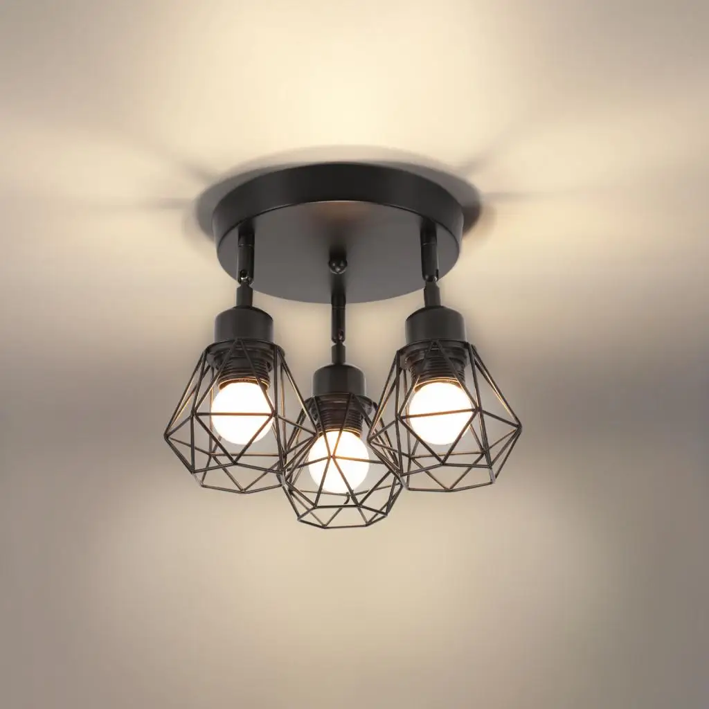 3 Heads Industrial Ceiling Light Rotatable Adjustable Ceiling Spotlights for Living Room Kitchen Ceiling Lamp Shade Chandelier
3 Heads Industrial Ceiling Light Rotatable Adjustable Ceiling Spotlights for Living Room Kitchen Ceiling Lamp Shade Chandelier