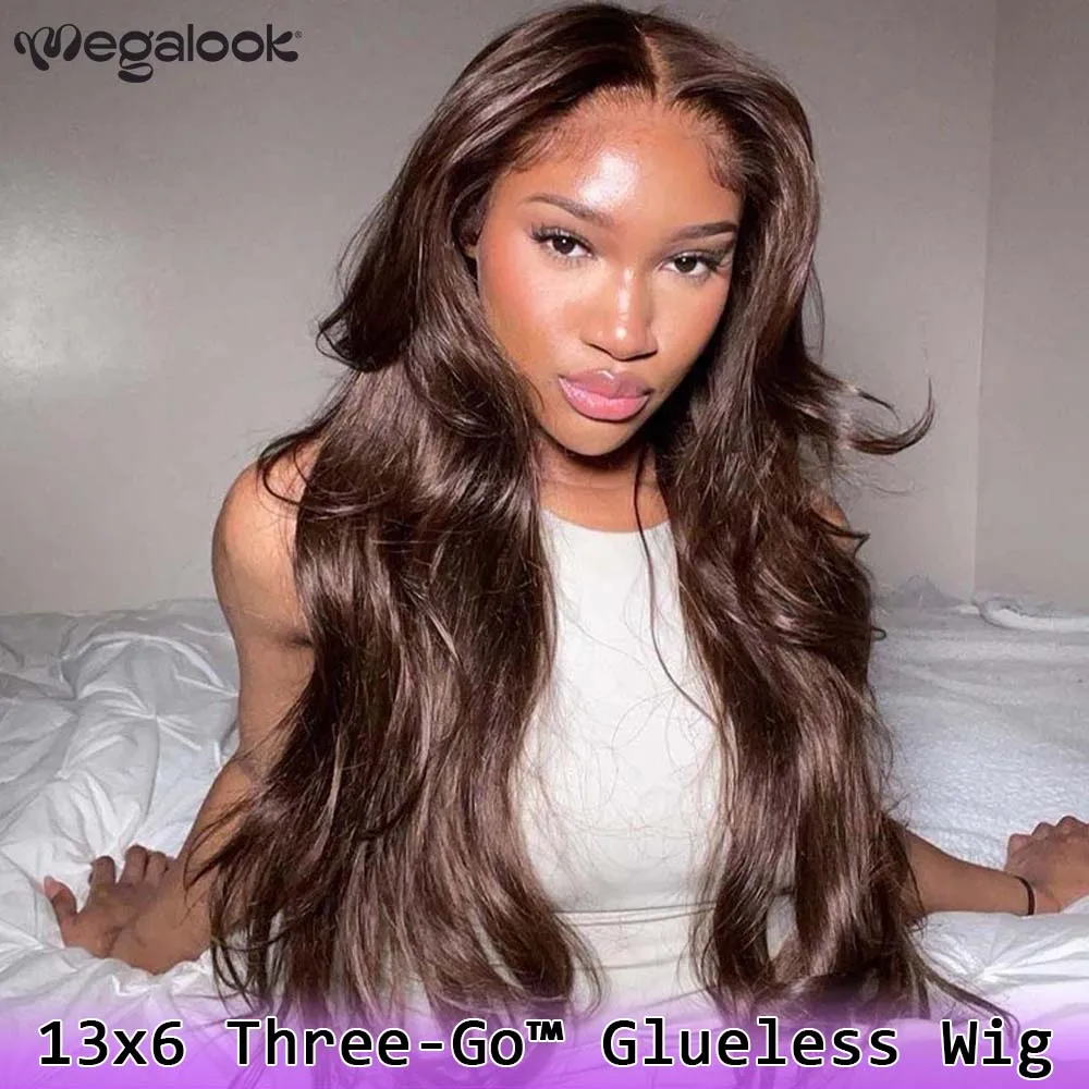 Chocolate Brown Human Hair Wigs 13x6 Glueless Ear to Ear Lace Frontal Wigs for Women Pre Plucked Bye Bye Knots Body Wave Wigs
Chocolate Brown Human Hair Wigs 13x6 Glueless Ear to Ear Lace Frontal Wigs for Women Pre Plucked Bye Bye Knots Body Wave Wigs