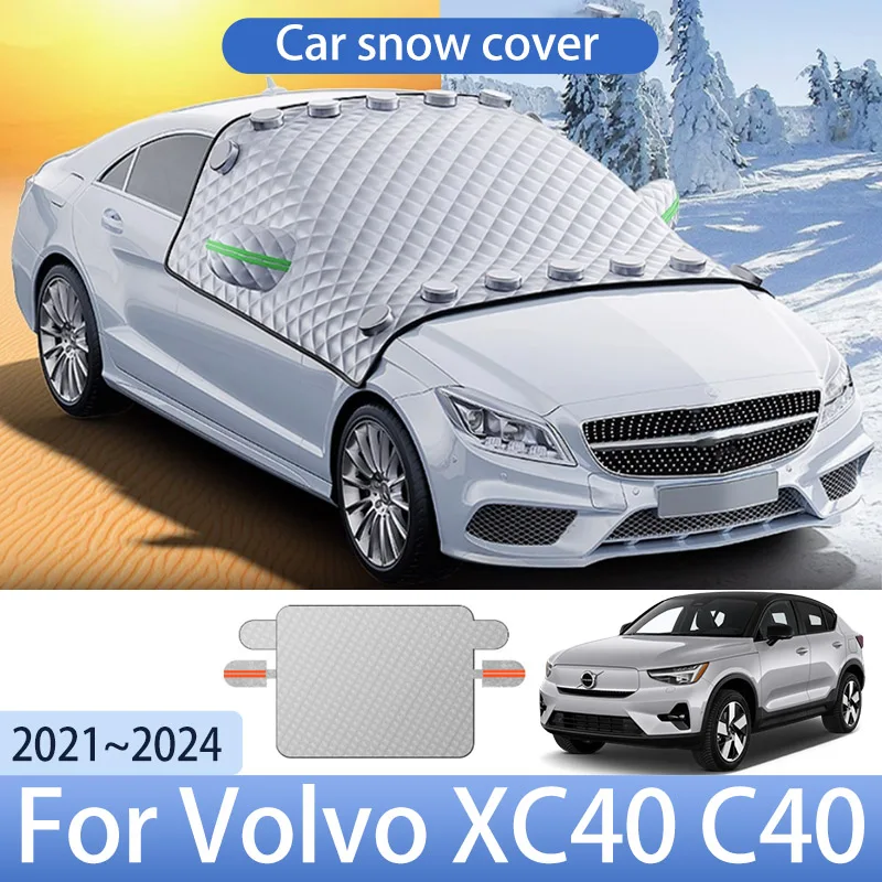Car Snow Cover For Volvo XC40 C40 2021~2024 2022 2023 Front Windshield Shield Protector Snow Ice Cover Auto Exterior Accessories
Car Snow Cover For Volvo XC40 C40 2021~2024 2022 2023 Front Windshield Shield Protector Snow Ice Cover Auto Exterior Accessories