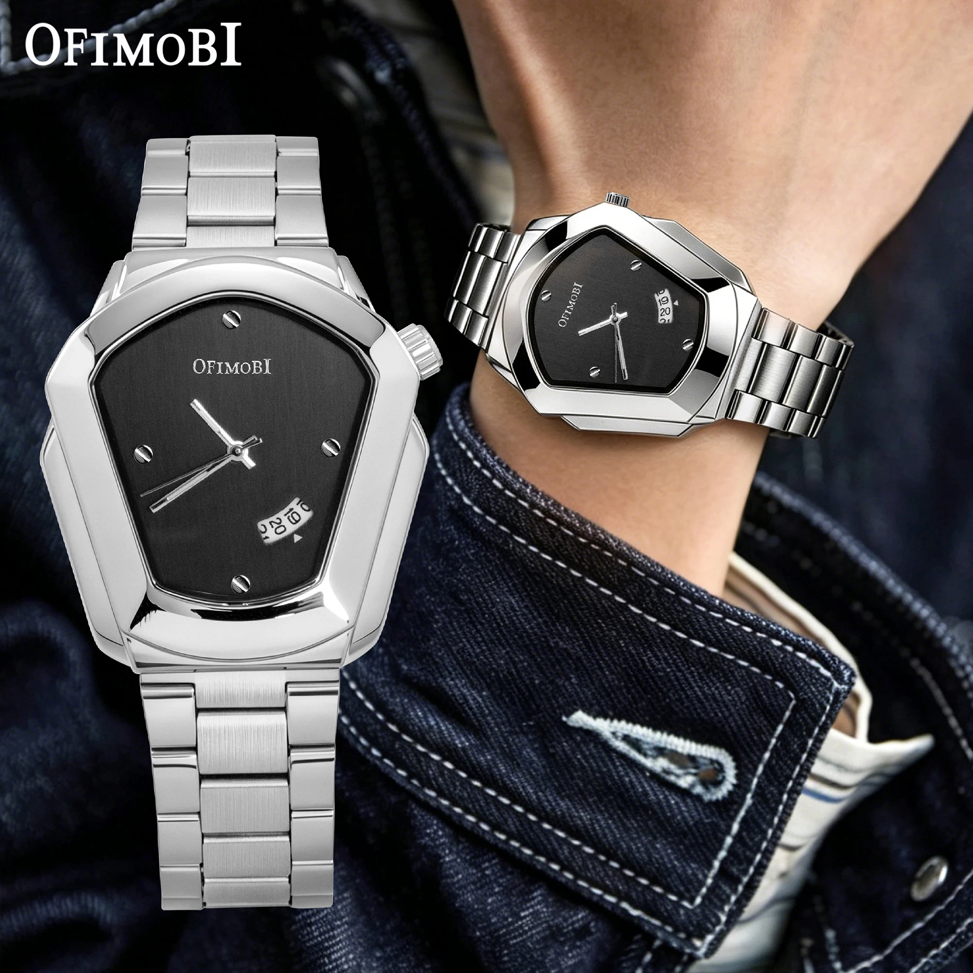 OFIMOBI Men Quartz Watch Stainless Steel Date Calendar Luxury Business Daily Water Resistant Analog Wristwatch
OFIMOBI Men Quartz Watch Stainless Steel Date Calendar Luxury Business Daily Water Resistant Analog Wristwatch