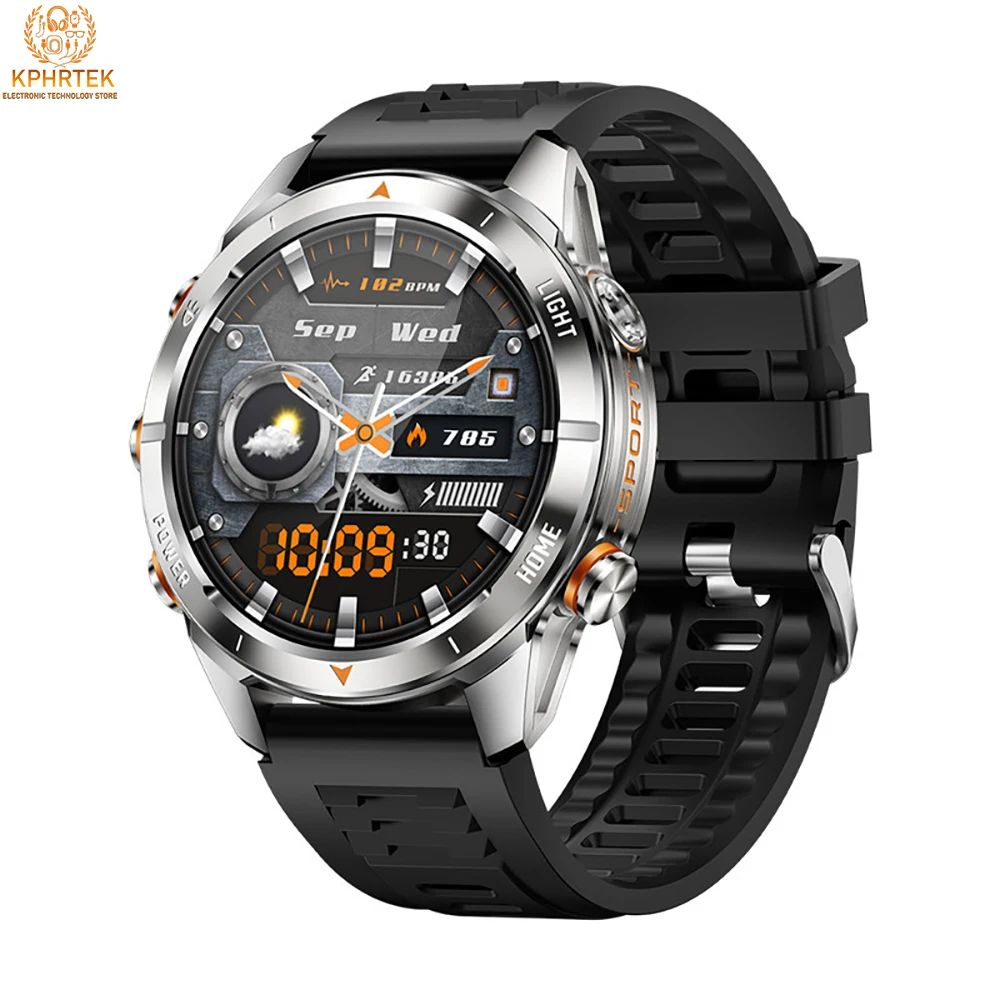 KT80 smart watch 3ATM waterproof Bluetooth call sports watch full 1.53 inch touch screen flashlight
KT80 smart watch 3ATM waterproof Bluetooth call sports watch full 1.53 inch touch screen flashlight