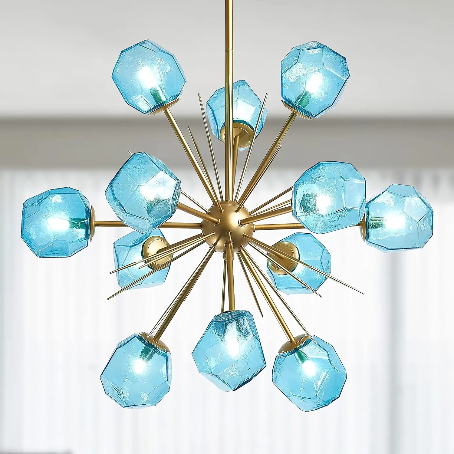 Modern Chandelier for Living Room Dining Bedroom Sky Blue LED Lustre Home Irregular Suspension Hanging Light Fixtures
Modern Chandelier for Living Room Dining Bedroom Sky Blue LED Lustre Home Irregular Suspension Hanging Light Fixtures