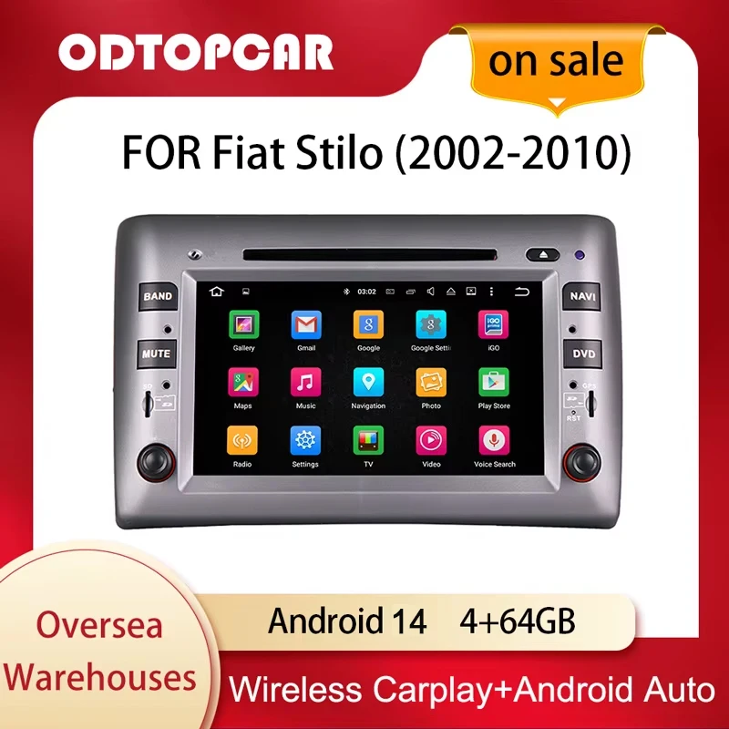 Android 14 Car Radio For Fiat Stilo 2001 - 2010 Android Multimedia Video Player GPS AI Voice CarPlay 4G Stereo Head Unit Tiktok
Android 14 Car Radio For Fiat Stilo 2001 - 2010 Android Multimedia Video Player GPS AI Voice CarPlay 4G Stereo Head Unit Tiktok