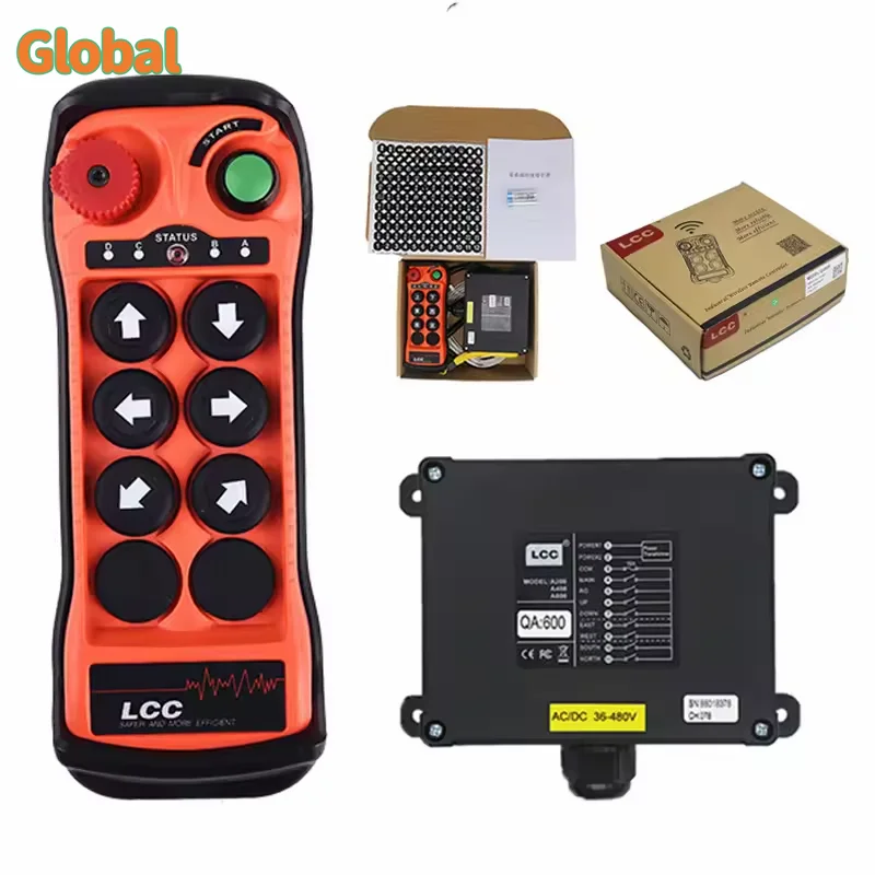 QA600 6 keys single speed Industrial Wireless Radio Crane Remote Control switches Hoist track Crane Lift Controller
QA600 6 keys single speed Industrial Wireless Radio Crane Remote Control switches Hoist track Crane Lift Controller
