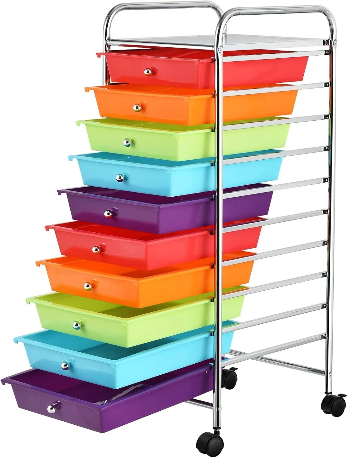 Outdoor Basic 10-Drawer Storage Cart, Multicolor, Alloy Steel Frame, Perfect for Office/School/Home
Outdoor Basic 10-Drawer Storage Cart, Multicolor, Alloy Steel Frame, Perfect for Office/School/Home