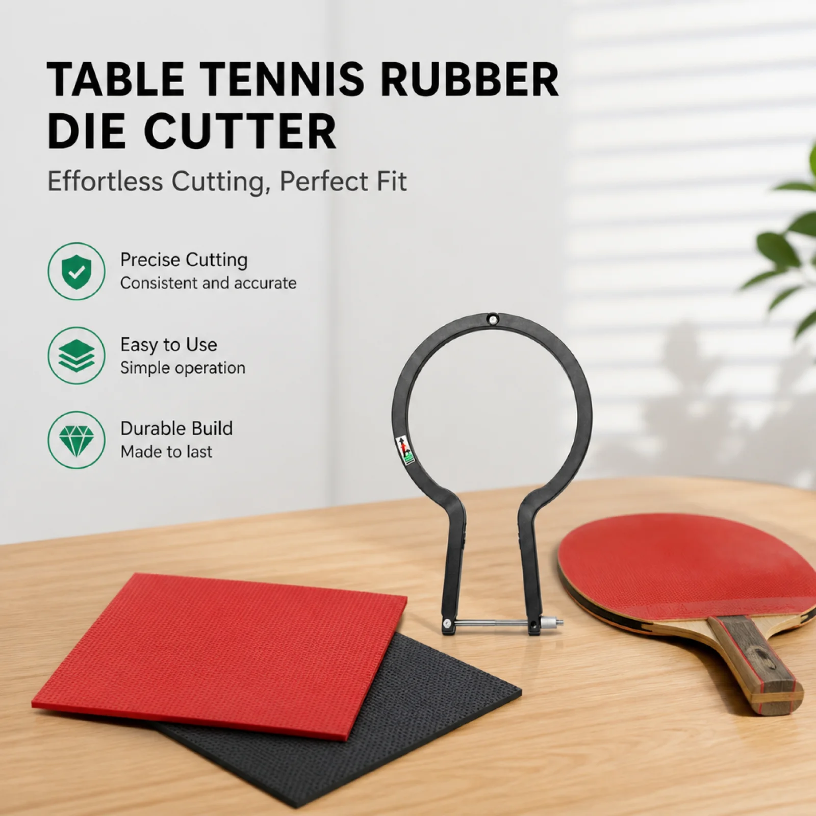 Table Tennis Rubber Cutter Manual Table Tennis Racket Rubber Cutter Adjustable Paddle Pong Paddle Trimming Tool for Hobbyists
Table Tennis Rubber Cutter Manual Table Tennis Racket Rubber Cutter Adjustable Paddle Pong Paddle Trimming Tool for Hobbyists