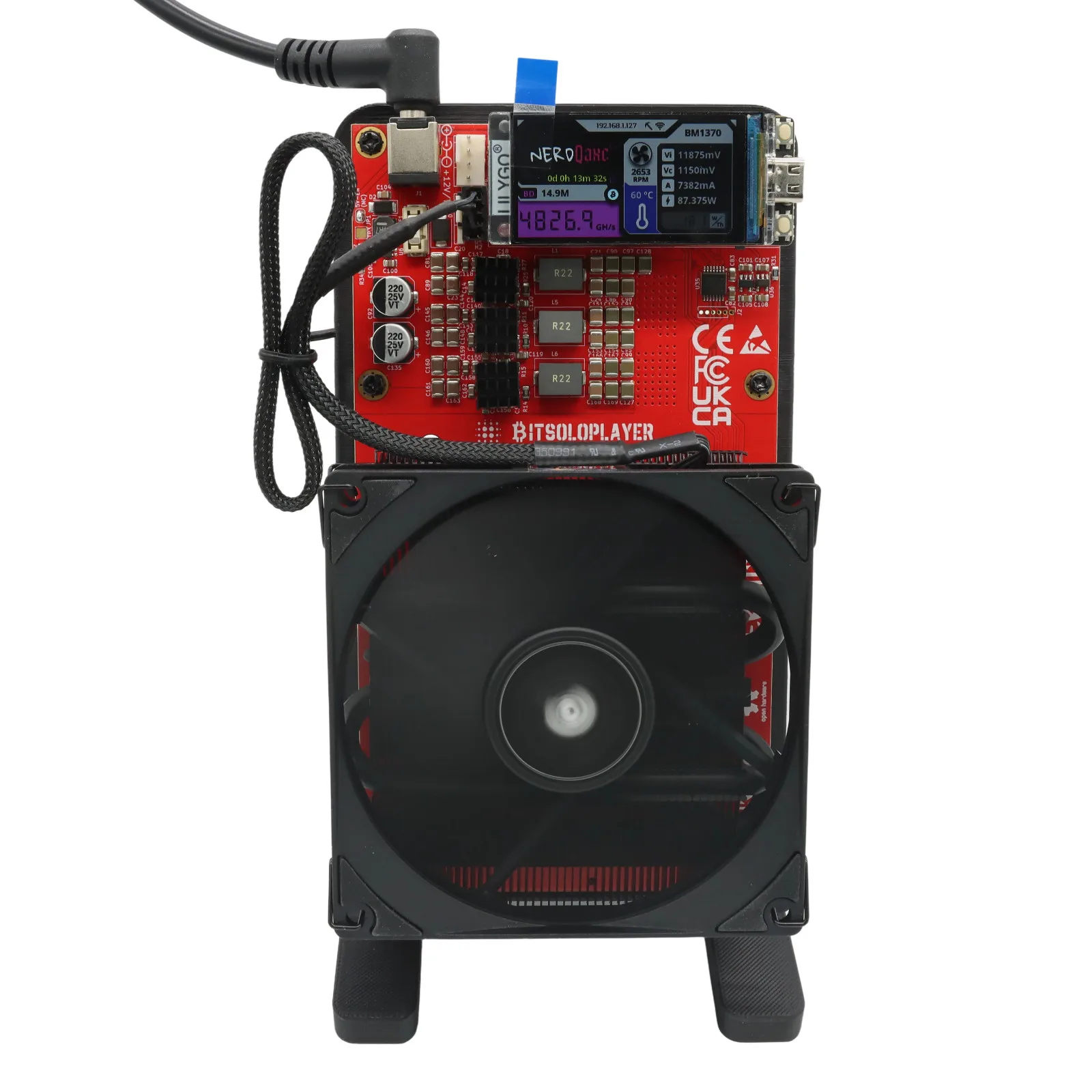 JD BUY 5 GET 3 FREE New Bitaxe Miner NerdQaxe++4.8TH/s 68W BTC BM1370 ASIC
JD BUY 5 GET 3 FREE New Bitaxe Miner NerdQaxe++4.8TH/s 68W BTC BM1370 ASIC