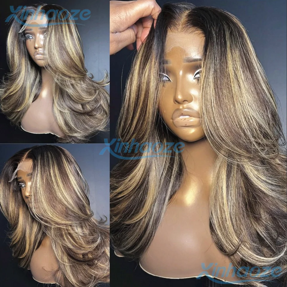 Brown Blonde 5x5 Silk Top Wigs Highlight Glueless #4/27 Human Hair Body Wavy 13x6/360/Full Lace Wigs With Natural Hairline
Brown Blonde 5x5 Silk Top Wigs Highlight Glueless #4/27 Human Hair Body Wavy 13x6/360/Full Lace Wigs With Natural Hairline