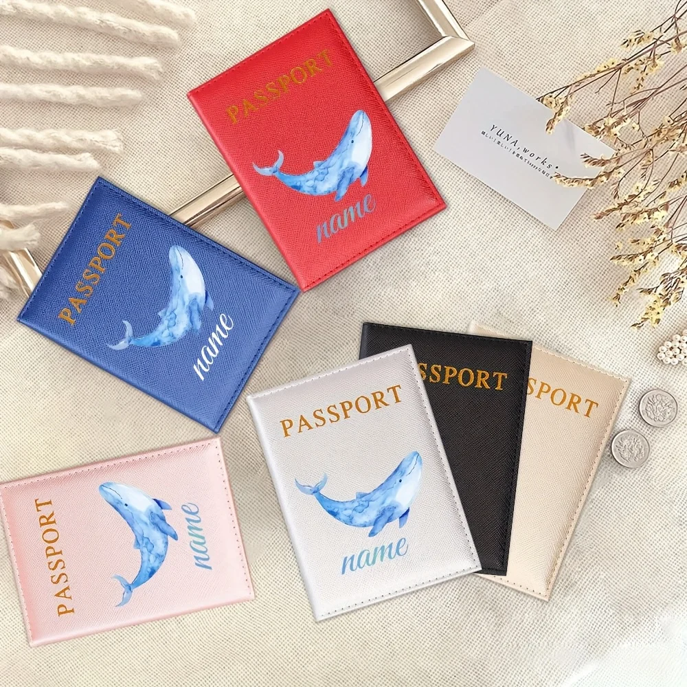 Custom Blue Whale Print Passport Holder, Ultra Thin Foldable Beige Travel Wallet for ID Card Document Storage
Custom Blue Whale Print Passport Holder, Ultra Thin Foldable Beige Travel Wallet for ID Card Document Storage