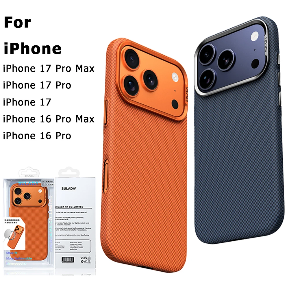 Чехол для iPhone 17 Pro Max из кевлара с текстурой, магнитный, совместимый с MagSafe, жесткий чехол из поликарбоната для iPhone 16 Pro
Чехол для iPhone 17 Pro Max из кевлара с текстурой, магнитный, совместимый с MagSafe, жесткий чехол из поликарбоната для iPhone 16 Pro