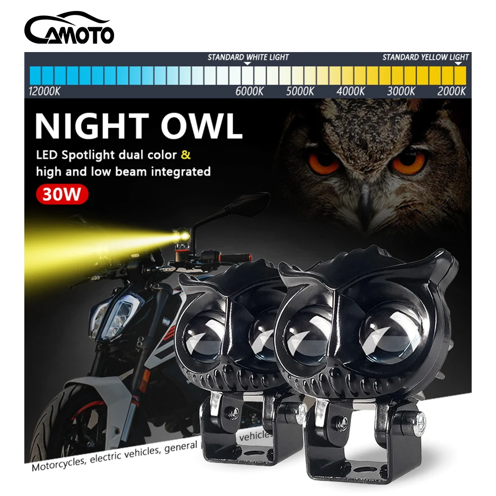 CAMOTO Universal Motorcycle Spotlight LED Auxiliary Light Car Fog Light Assemblie Driving Lamp For BMW R1200GS/ADV/F800GS
CAMOTO Universal Motorcycle Spotlight LED Auxiliary Light Car Fog Light Assemblie Driving Lamp For BMW R1200GS/ADV/F800GS