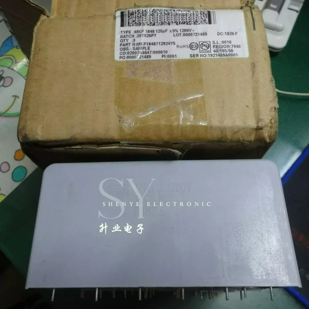 1PCS MKP1845 120uf 1200V 127J Brand New High Voltage Film Capacitor MKP1848712924Y5
1PCS MKP1845 120uf 1200V 127J Brand New High Voltage Film Capacitor MKP1848712924Y5