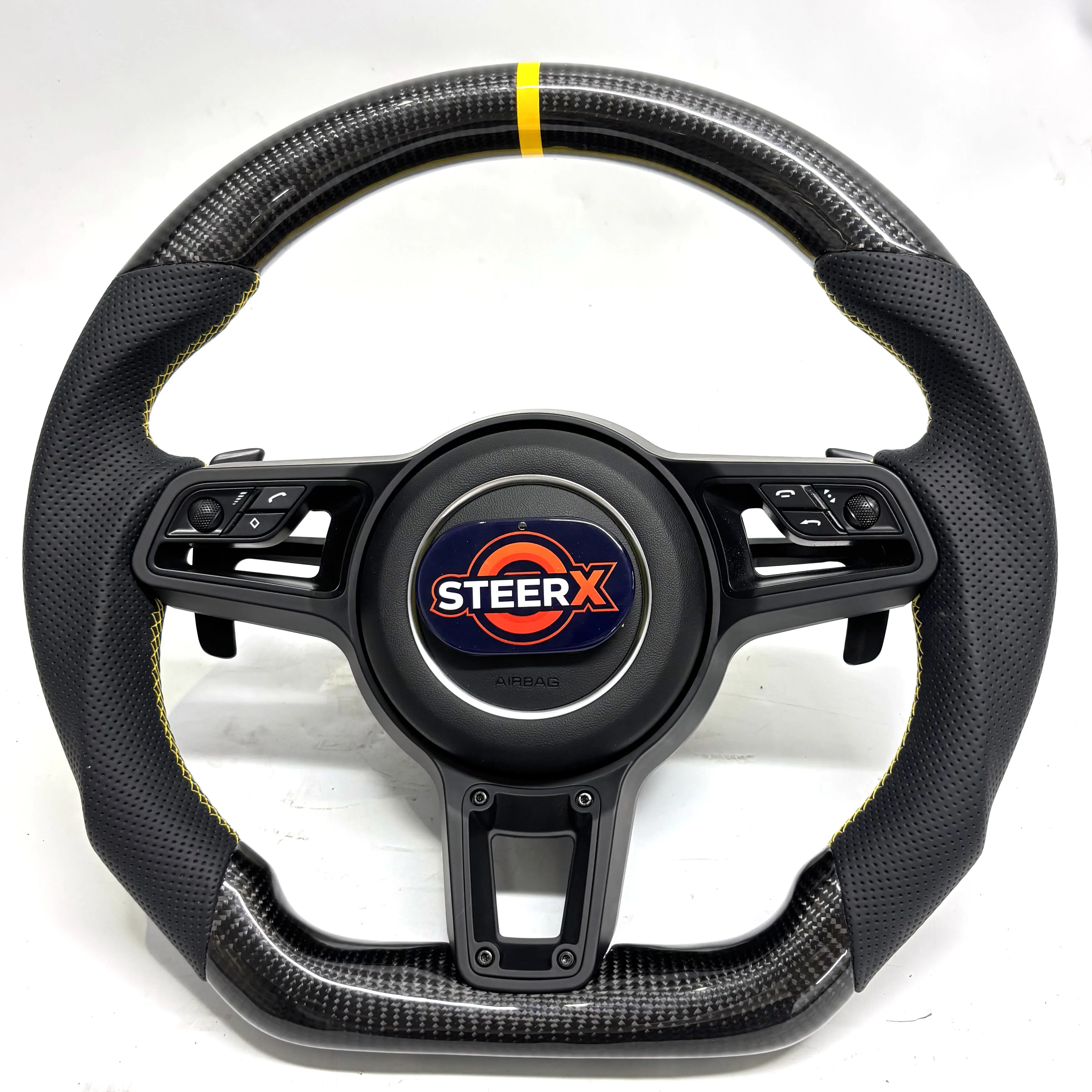 LED Carbon Fiber Leather Steering Wheel for Porsche Cayenne Macan Panamera 911
LED Carbon Fiber Leather Steering Wheel for Porsche Cayenne Macan Panamera 911