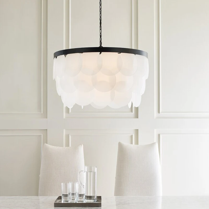 Longree Modern Glass Chandelier 3 Tiers 30" Farmhouse Hanging Pendant Ceiling Light Fixture Dining Room Bedroom Bathroom Kitchen
Longree Modern Glass Chandelier 3 Tiers 30" Farmhouse Hanging Pendant Ceiling Light Fixture Dining Room Bedroom Bathroom Kitchen