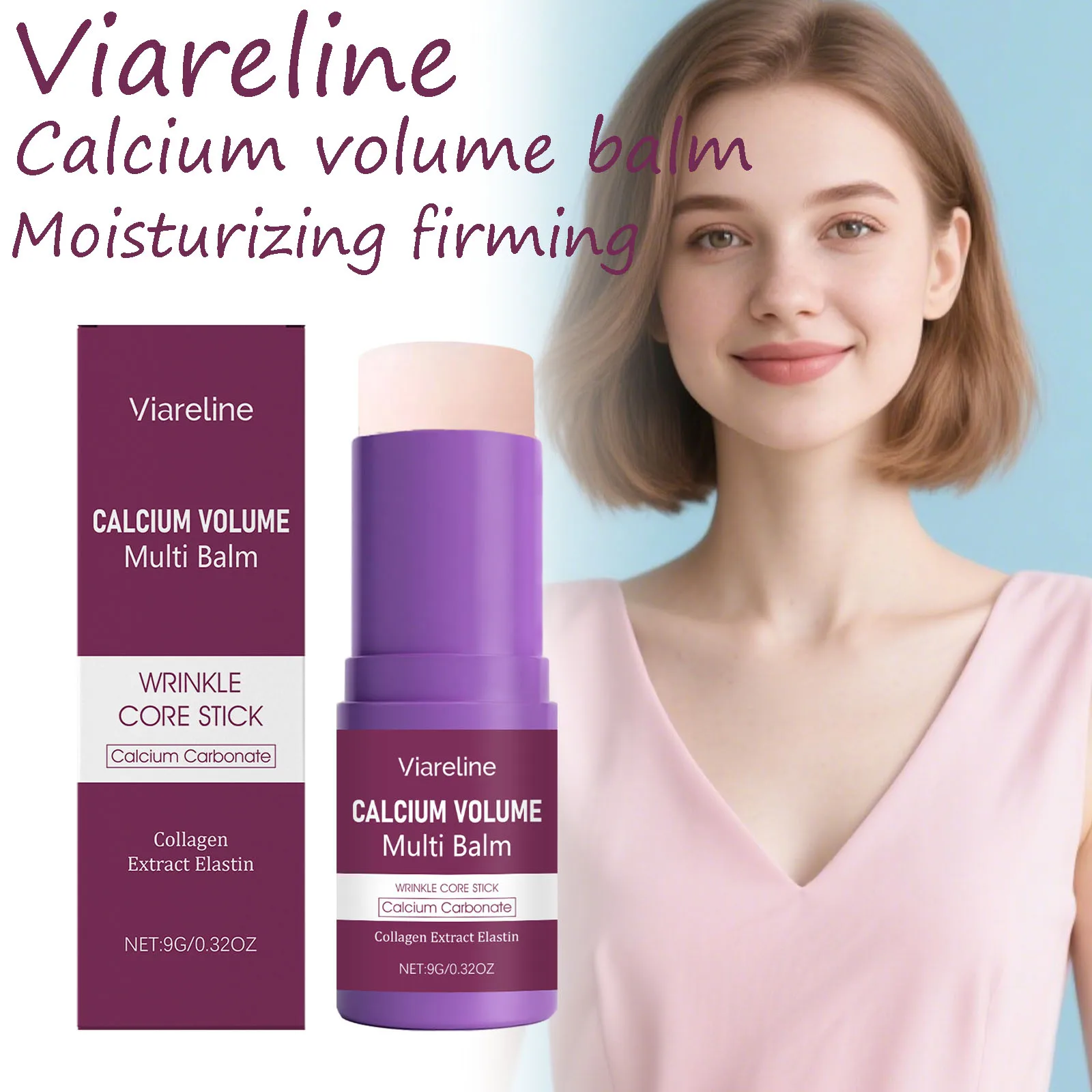 9g Calcium Volume Face Balm Gentle Moisturizing Non-greasy Smoothing Anti-aging Firming Collagen Face Cream Stick for Neck Faces
9g Calcium Volume Face Balm Gentle Moisturizing Non-greasy Smoothing Anti-aging Firming Collagen Face Cream Stick for Neck Faces