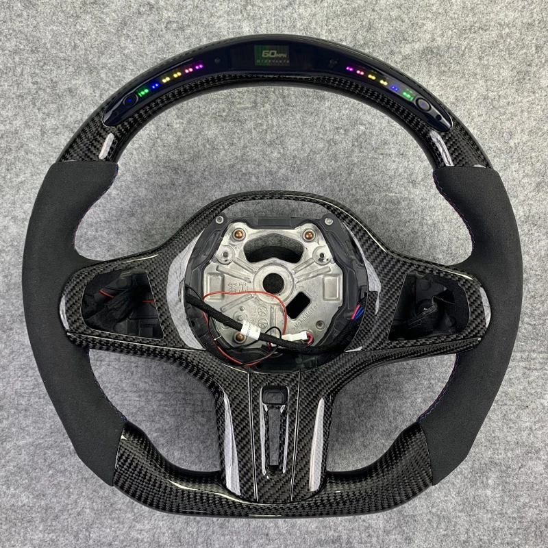 For BMW G30 G20 G01 G02 G05 G06 G07 F90 F40 F44 F97 F95 F96 Carbon Fiber Steering Wheel Perforated Leather LED Customized
For BMW G30 G20 G01 G02 G05 G06 G07 F90 F40 F44 F97 F95 F96 Carbon Fiber Steering Wheel Perforated Leather LED Customized