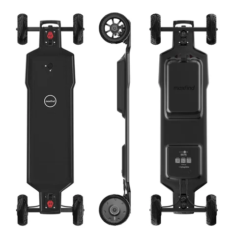 Maxfind FF AT roues haute vitesse 165MM planche à roulettes électrique tout-terrain puissance 3000W avec conception de batterie échangeable rapide