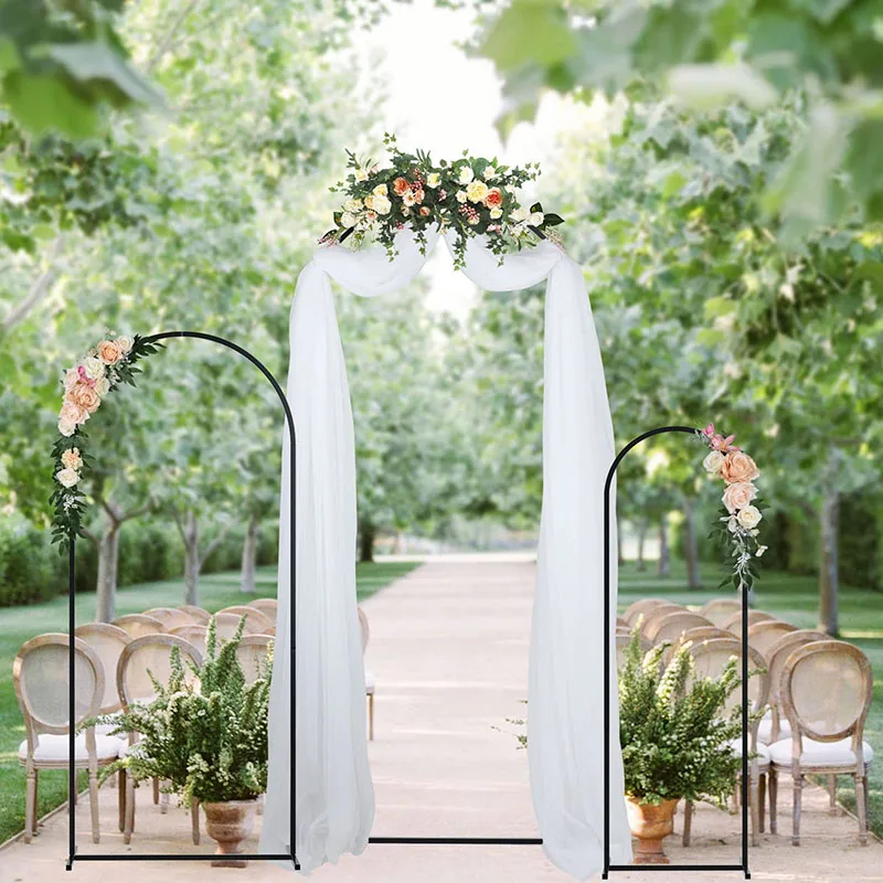 Metal Wedding Arch Cover Backdrop Artificial Flower Stand Arch Ballon Frame for Wedding, Bridal, Indoor Outdoor Party Decoration
Metal Wedding Arch Cover Backdrop Artificial Flower Stand Arch Ballon Frame for Wedding, Bridal, Indoor Outdoor Party Decoration