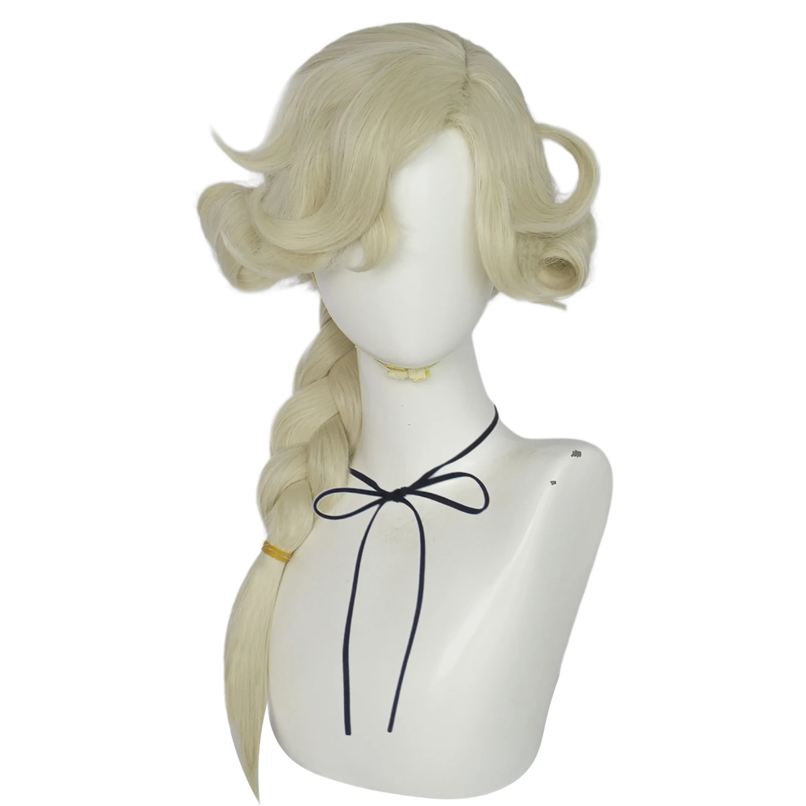 Synthetic 26 Inch Long Braided Blonde Wavy Bangs Game Anime Cosplay Wig for Halloween Party Birthday Christmas Decorations
Synthetic 26 Inch Long Braided Blonde Wavy Bangs Game Anime Cosplay Wig for Halloween Party Birthday Christmas Decorations