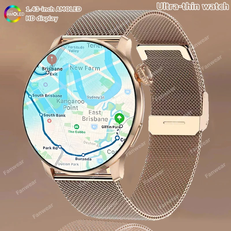 2025 new ladies' smart watch ultra-thin design GPS track NFC Bluetooth call 100+ movement mode true 1.43AMOLED touch screen
2025 new ladies' smart watch ultra-thin design GPS track NFC Bluetooth call 100+ movement mode true 1.43AMOLED touch screen