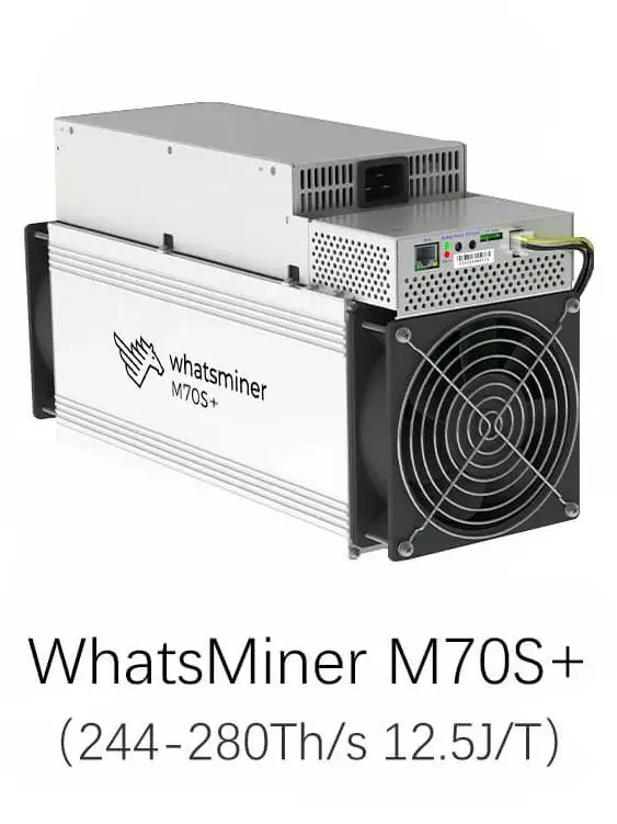 КУПИТЕ 2, ПОЛУЧИТЕ 1 БЕСПЛАТНО MicroBT WhatsMiner M70S+ 244 ~ 280T 12,5 Дж/Т Bitcoin Miner W/PSU
КУПИТЕ 2, ПОЛУЧИТЕ 1 БЕСПЛАТНО MicroBT WhatsMiner M70S+ 244 ~ 280T 12,5 Дж/Т Bitcoin Miner W/PSU