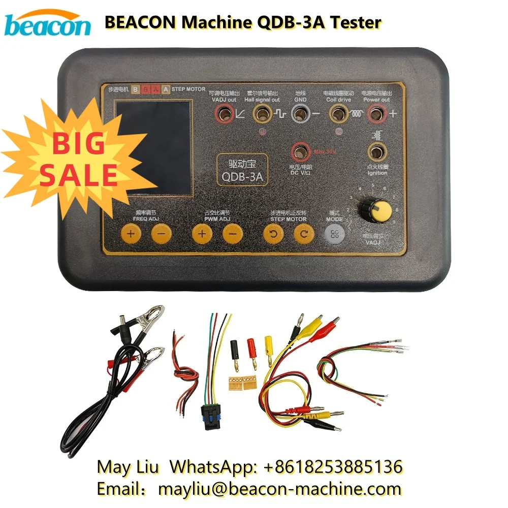 Тестер катушки автоматического зажигания QDB-3A PMW, шаговый двигатель холостого хода, инжектор, электромагнитный клапан, привод, симулятор привода
Тестер катушки автоматического зажигания QDB-3A PMW, шаговый двигатель холостого хода, инжектор, электромагнитный клапан, привод, симулятор привода