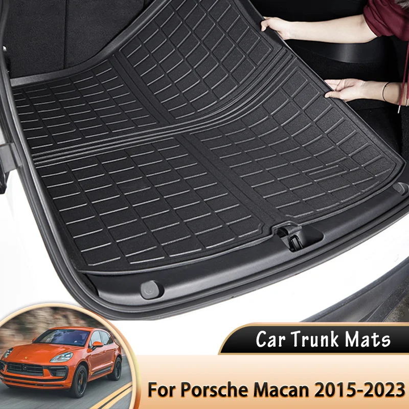 for Porsche Macan 2015~2023 2022 Car Rear Trunk Mat Waterproof Protective Liner Trunk Tray Floor Mats Accessories Car-styling
for Porsche Macan 2015~2023 2022 Car Rear Trunk Mat Waterproof Protective Liner Trunk Tray Floor Mats Accessories Car-styling