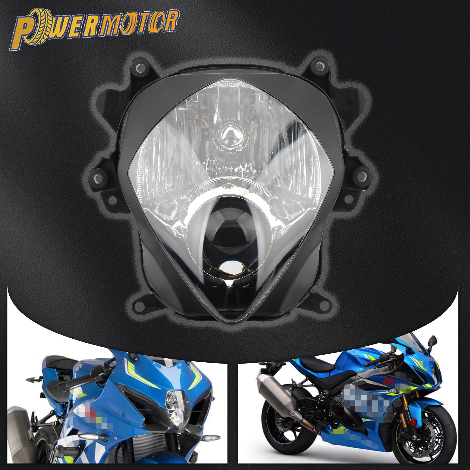 For Suzuki GSX-R1000 GSXR1000 Motorcycle Headlight Plate Fairing Headlamp Assembly K7 K8 2007 2008 Sportbike Modification Parts
For Suzuki GSX-R1000 GSXR1000 Motorcycle Headlight Plate Fairing Headlamp Assembly K7 K8 2007 2008 Sportbike Modification Parts