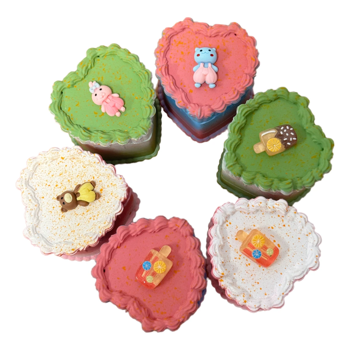 1.8" 4 PC zinc alloy Cute Heart cake Herb Grinder Spice Tobacco Gift for Friends Perfect for Valentine's Day Birthday
1.8" 4 PC zinc alloy Cute Heart cake Herb Grinder Spice Tobacco Gift for Friends Perfect for Valentine's Day Birthday