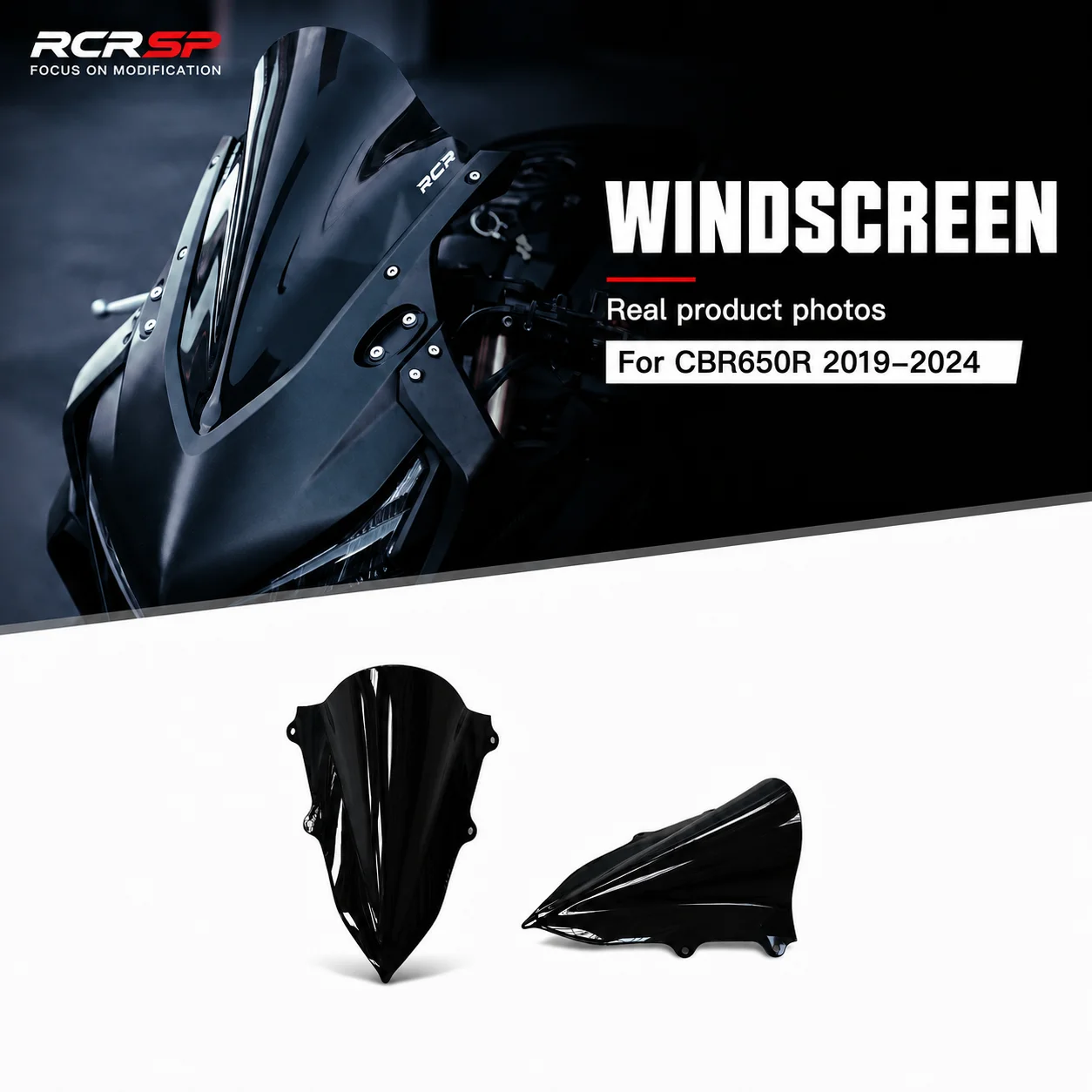 For Honda CBR650R CBR 650 R 2019-2023 Motorcycle Racing Windshield Windscreen High Clear Front Wind Screen Deflector Accessories
For Honda CBR650R CBR 650 R 2019-2023 Motorcycle Racing Windshield Windscreen High Clear Front Wind Screen Deflector Accessories
