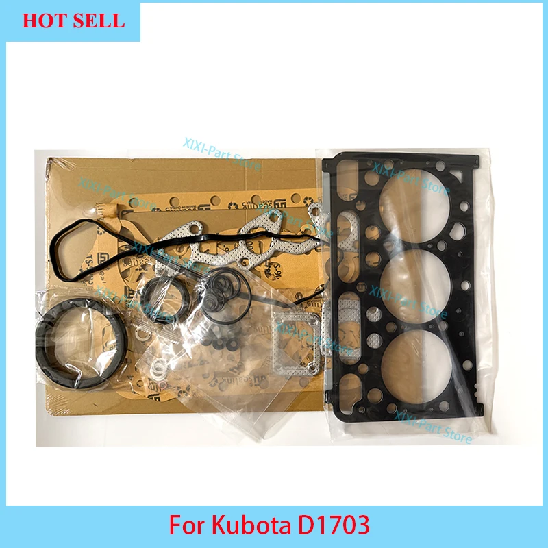 D1703 Full Gasket Kit Set For Kubota Engine Piston Cylinder Head Gasket Overhaul Rebuild Kit Piston Ring
D1703 Full Gasket Kit Set For Kubota Engine Piston Cylinder Head Gasket Overhaul Rebuild Kit Piston Ring