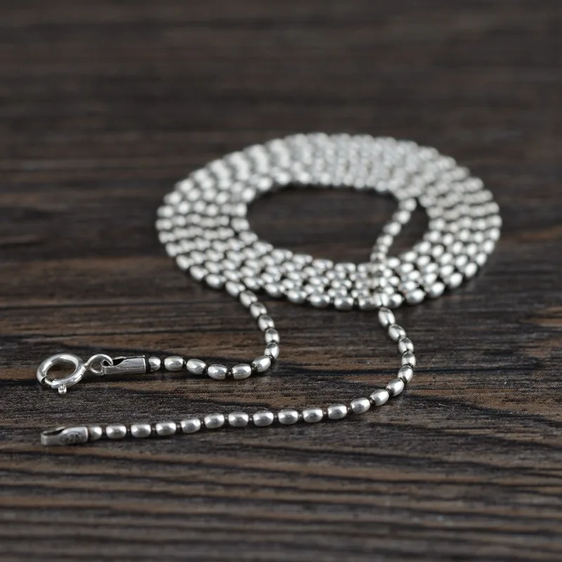 Chains Necklace 1.2mm Thick Bead Necklace for Women Jewelry Offers with Free Shipping Necklace Men Man Chain 925 Sterling Silver
Chains Necklace 1.2mm Thick Bead Necklace for Women Jewelry Offers with Free Shipping Necklace Men Man Chain 925 Sterling Silver