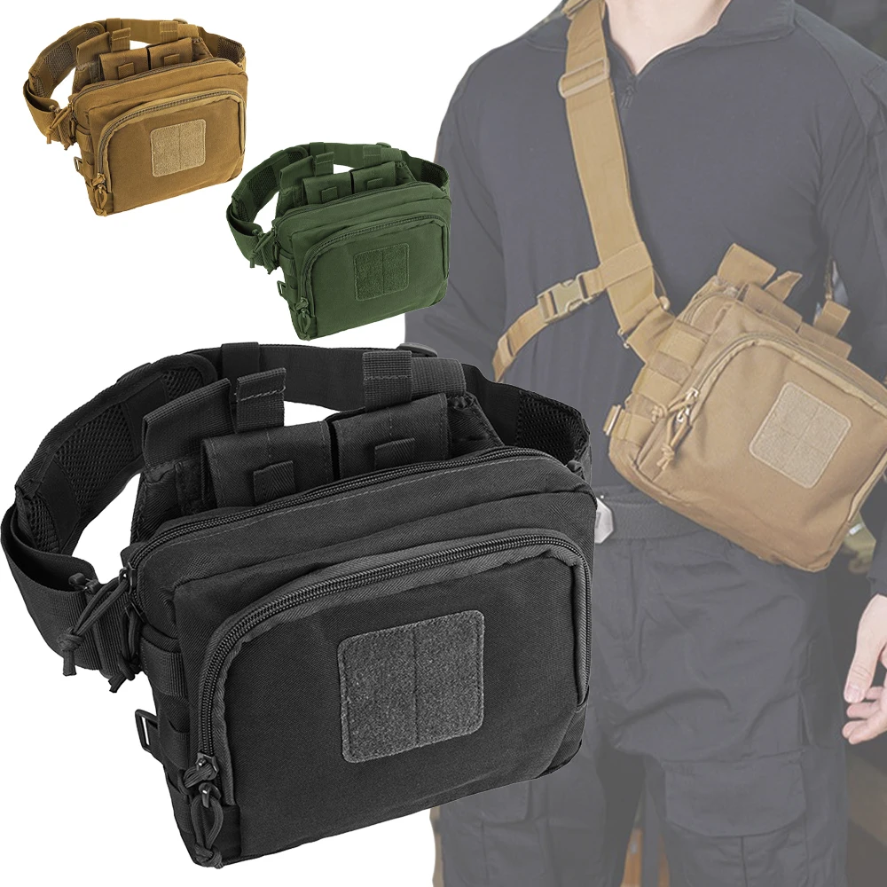 Tactical Fishing Waist Bag Packet Multi-Functional Cycling Portable Shoulder Pouch for Outdoor Hunting Mountaineering Camping
Tactical Fishing Waist Bag Packet Multi-Functional Cycling Portable Shoulder Pouch for Outdoor Hunting Mountaineering Camping