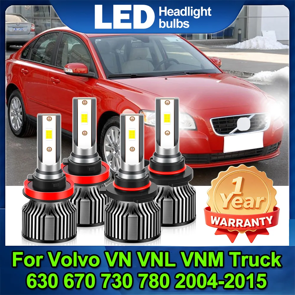 6500K 20000LM Internal Drive 9005 Hi Beam+H11 Lo Beam Car LED Headlight For Volvo VN VNL VNM Truck 630 670 730 780 200 2004-2015
6500K 20000LM Internal Drive 9005 Hi Beam+H11 Lo Beam Car LED Headlight For Volvo VN VNL VNM Truck 630 670 730 780 200 2004-2015