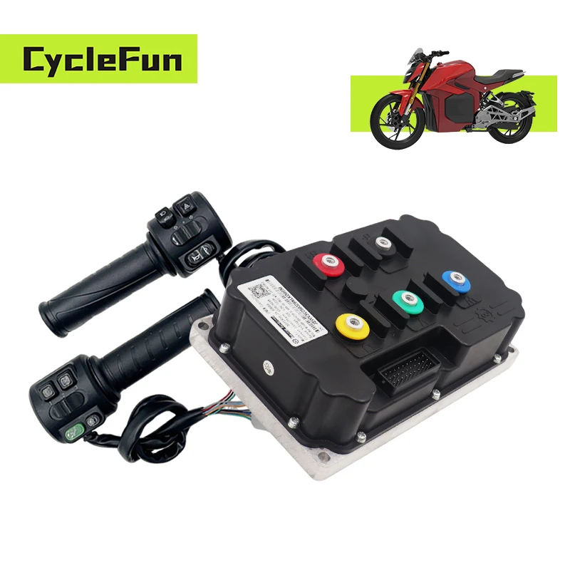 FarDriver ND84850 84V DC 450A Phase 850A BLDC Controller With T08 Combination Switch For 6-8KW Electric Motorcycle ATV Car Motor
FarDriver ND84850 84V DC 450A Phase 850A BLDC Controller With T08 Combination Switch For 6-8KW Electric Motorcycle ATV Car Motor