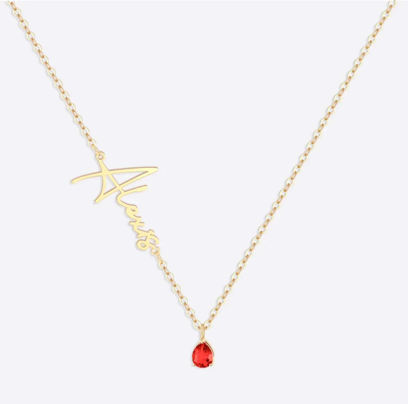 18K Gold-plated Custom Name Necklace Personalized Birthstone Pendant Christmas Best Friend Forever Graduation Jewelry Wedding
18K Gold-plated Custom Name Necklace Personalized Birthstone Pendant Christmas Best Friend Forever Graduation Jewelry Wedding