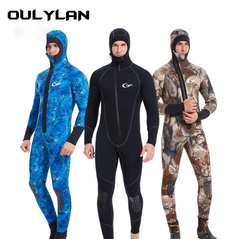 OULYLAN 5mm Wetsuit One-piece Front Zip Hood Neoprene Keep Warm Diving Suit Snorkeling Surfing Underwater Swimming Suit for Men
OULYLAN 5mm Wetsuit One-piece Front Zip Hood Neoprene Keep Warm Diving Suit Snorkeling Surfing Underwater Swimming Suit for Men